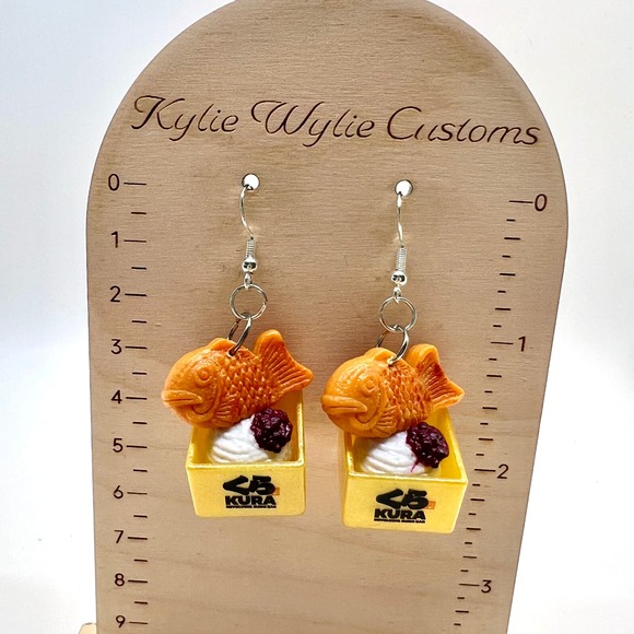 Taiyaki Bowl Earrings - Japanese Earrings - Anime Earrings - Foodie Earrings - Picture 9 of 9